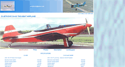 Desktop Screenshot of cvjetkovic-aircraft.net