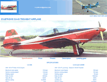 Tablet Screenshot of cvjetkovic-aircraft.net